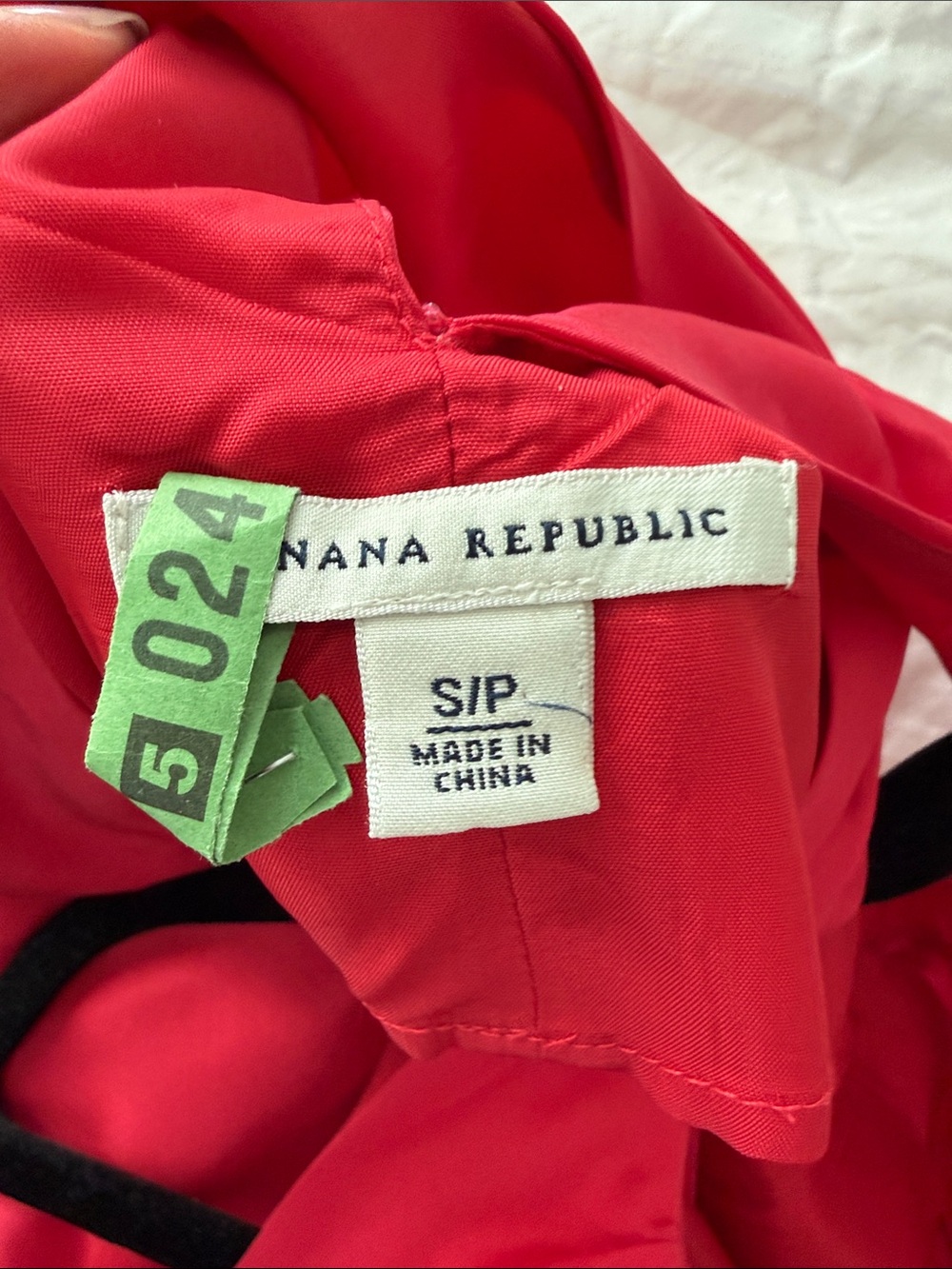 Banana Republic Silk Red Women's Dress - Picture 3 of 4